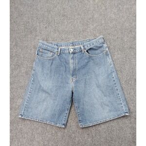 Levis 550 Denim Shorts Mens 36 (40)  Blue Jorts Bermuda Work  Medium Wash Cotton
